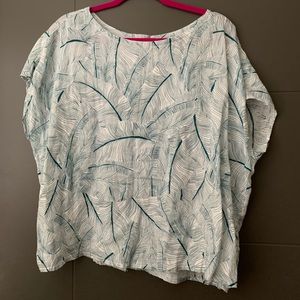 Palm shirt with buttons